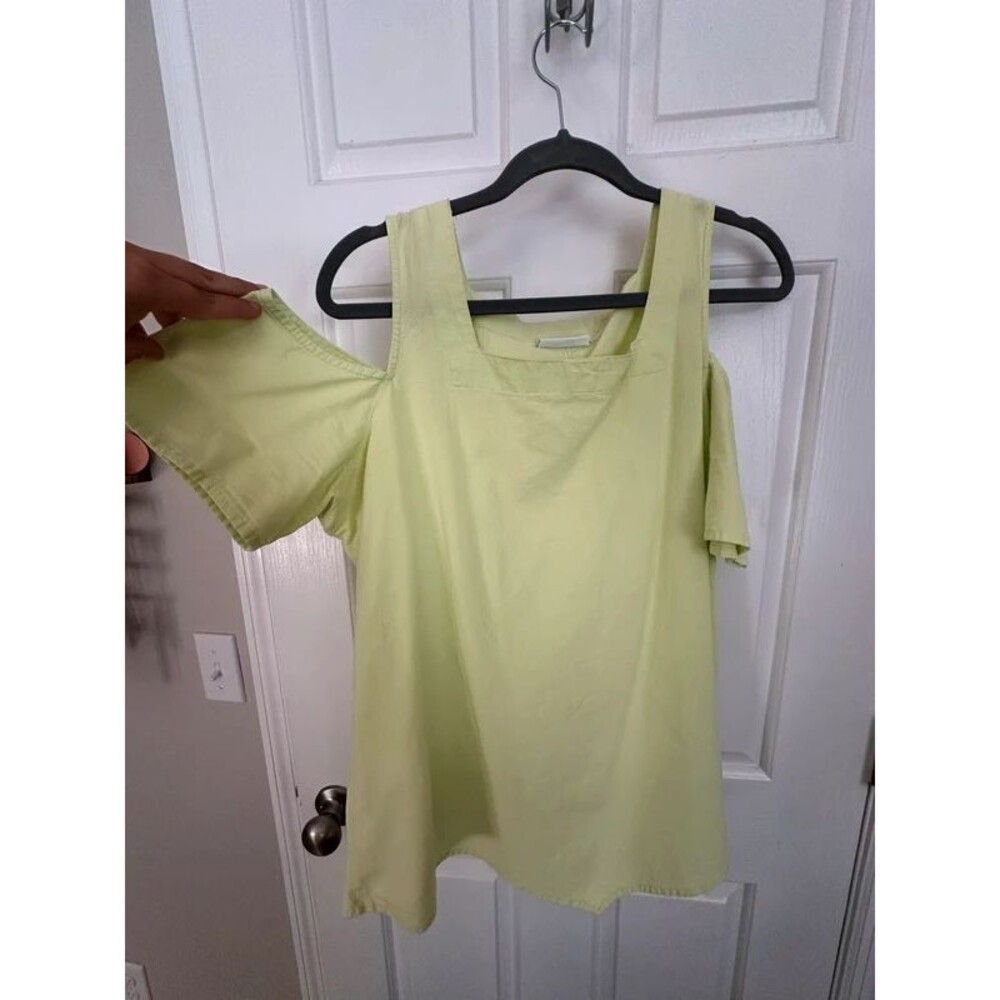 Off Shoulder Cut Out 100% Cotton Top